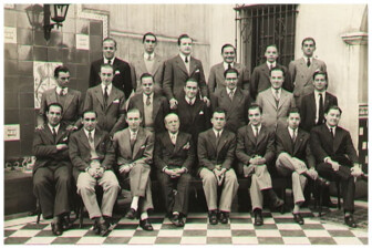 PROMOCIÓN 1941 • AGUILO, José María. ALZAGA PEARSON, Martín de. ARDIGO, Jorge A. ARECO, Alberto V. ARIZAGA, Jorge Augusto. BACIGALUPI, Carlos A. BELL, Juan A. BENGOLEA, Carlos Alberto. BUNGE, Octavio. CASARES, Vicente L. CATALAN PELLET, Emilio. CLUSELLAS, Hernán J. CLUSELLAS, Rodolfo E. CONTRERAS, Enrique. COOK, Guillermo A. CUZZANI, Agustín. DAVEL OBLIGADO, Fernando. DEURER, Carlos M. FERNANDEZ FORTUNY, Jorge. FIELD, Juan. FIGNONI, Enrique Luis. FORT, Felipe Mario. GAINZA, Máximo. GAINZA CASTRO, Alberto M. GIANELLO, Santiago. GIANOTTI, Luis Pedro. GOMEZ, Oscar Aurelio. GOROSTIAGA, Mateo Roberto. HOUSSAY, Raúl H. IBARLUCIA, Armando. JORDAN, Luis M. LAFFAYE, Carlos E. LAGORIO, Carlos H. LORENZETTI, José Antonio. MILONE, Manuel. MORIXE, Miguel M. PAZ, Napoleón Luis. PAZ ANCHORENA, José M. POMBO, Alberto Aníbal. RESANO, Carlos H. RIGOTTI, Juan P. RODRIGUEZ VILLAR, Pacifico. RUTH, Enrique A.C. SAENZ VALIENTE, Carlos M. SCHENSTROM, Luis. STERNBERG, Alfredo. VALLE, Leandro B. VILANOVA, Adolfo J. VILLAR, Horacio. VILLAROEL, Emilio. VISPO, Adolfo J. ZAVALA, Juan Ovidio.