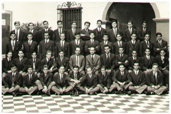 Promoción 1966 • AMADO CATTANEO, Andrés APOLLONIO, Carlos A. APREDA, Jorge A. ARIAS, Fernando ARRIETA, Eduardo R. AVRUTIN SUAREZ, Marcelo E. BIOLCATI, Jorge A. BRIOZZO, Pablo L. CAIVANO, Julio C. CHRISTENSEN, Juan Carlos CILLEY BELAUSTEGUI, Eduardo COLOMBO, Oscar GARCIA BELMONTE, Ricardo GARCIA OLANO, Francisco GARROS, Alberto GARROS, Celestino GIROLA, Oscar GOLDARACENA, Julio GOLDARACENA, Manuel GOMEZ PERACCA, Luis GONZALEZ MARTIN, Guillermo GRILLO, Humberto HIDALGO, Martín KRAFT, Alberto LARREA, Juan LOCKHART, Enrique MAC CALL, Roberto MAGLIONE, Manuel MANFRINI, Horacio MANISCALCO, Roberto MARTINEZ, Roberto MAZZEI, Juan MELIAN, Adolfo MERLINI, Eduardo MICHEL TORINO, Abel MOLINARI, Jorge MONES CAZON, Laureano MUJICA, Luis OLIVA, Carlos ORTIZ, Horacio PANDOLFI, Alfredo PILOTTO, Luis PINTO, Jorge PINTO, Roberto QUARNETTI, Arnaldo QUEJERETA, Guillermo RAMASCO, Guillermo RODRIGUEZ VAZQUEZ, Alberto SALAMANO, Juan SALAZAR, Jorge SANCHEZ, Horacio SANCHEZ INSUA, José SANS, Miguel SANTOS MUÑOZ, Fernando SIGNANINI LAMAS, Agustín Guillermo SISCA JAUREGUI, Omar SORCABURU, Eugenio Antonio TABBUSH PARKS, Roberto TONELLI, Daniel VALSANGIACOMO, Enrique VIGLIONE, Carlos VILLALOBOS, Benjamín VILLAVERDE, Juan VOLPINO, Fernando ZORRILLA, Juan