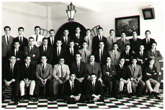 Promoción 1966 • AMADO CATTANEO, Andrés APOLLONIO, Carlos A. APREDA, Jorge A. ARIAS, Fernando ARRIETA, Eduardo R. AVRUTIN SUAREZ, Marcelo E. BIOLCATI, Jorge A. BRIOZZO, Pablo L. CAIVANO, Julio C. CHRISTENSEN, Juan Carlos CILLEY BELAUSTEGUI, Eduardo COLOMBO, Oscar GARCIA BELMONTE, Ricardo GARCIA OLANO, Francisco GARROS, Alberto GARROS, Celestino GIROLA, Oscar GOLDARACENA, Julio GOLDARACENA, Manuel GOMEZ PERACCA, Luis GONZALEZ MARTIN, Guillermo GRILLO, Humberto HIDALGO, Martín KRAFT, Alberto LARREA, Juan LOCKHART, Enrique MAC CALL, Roberto MAGLIONE, Manuel MANFRINI, Horacio MANISCALCO, Roberto MARTINEZ, Roberto MAZZEI, Juan MELIAN, Adolfo MERLINI, Eduardo MICHEL TORINO, Abel MOLINARI, Jorge MONES CAZON, Laureano MUJICA, Luis OLIVA, Carlos ORTIZ, Horacio PANDOLFI, Alfredo PILOTTO, Luis PINTO, Jorge PINTO, Roberto QUARNETTI, Arnaldo QUEJERETA, Guillermo RAMASCO, Guillermo RODRIGUEZ VAZQUEZ, Alberto SALAMANO, Juan SALAZAR, Jorge SANCHEZ, Horacio SANCHEZ INSUA, José SANS, Miguel SANTOS MUÑOZ, Fernando SIGNANINI LAMAS, Agustín Guillermo SISCA JAUREGUI, Omar SORCABURU, Eugenio Antonio TABBUSH PARKS, Roberto TONELLI, Daniel VALSANGIACOMO, Enrique VIGLIONE, Carlos VILLALOBOS, Benjamín VILLAVERDE, Juan VOLPINO, Fernando ZORRILLA, Juan