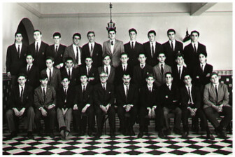 PROMOCIÓN 1968 • ABERG COBO DUGGAN, Simón Carlos. ALVAREZ de TOLEDO, Federico M. ANCHORENA, Luis de. ARMANDI, Alfredo Julio. ASTELARRA, Ignacio. BERSET, Alberto. BERTOZZI, Alfonso Mario. BIANCHI, Alejandro Marcelo. BRIOZZO, Jorge Emilio. BURUNDARENA, Martín. CALABRIA, Alejandro Luis. CHAPUR, Leopoldo. ECHEVERZ, Enrique. FABBRO, Luis María. FERRARO, Raúl Carlos. GARCIA, Carlos. GARCIA LOPEZ, Raúl. GISMONDI, Rafael. GREGORIO, José María. GREPPI, Oscar. GUEREÑO, Luis Ángel. GUGLIELMETTI, Juan Bautista. IGARTUA, Daniel. JORDANA, Jorge Luis. KUNDIG, Teodoro. LOFREDO, Armando. LORIA, Osvaldo Agustín. MARCOLONGO, Alberto. MARTINEZ, Horacio Héctor. MARTINEZ, Julio Alberto. MAZZARELLA, Roberto. MINIÑO, Juan Carlos. MOLER, Ricardo A. MOLINA, Germán Gustavo. MORGAN, Carlos. MORGAN, Gerardo. NOVARO, Alfredo B. OSWALD, Norberto Guillermo. OTTURI, Roberto. OYUELA, Juan Amadeo. PAFUNDI, Federico. PAGANELLI, Armando Silvio. PEREARNAU, Juan José. PUENTE, Oscar Juan. ROCCATAGLIATA, Jorge Rodolfo. SANCHEZ MORTEO, Alberto Raúl. SANCHEZ MARENDA, Hugo Arturo. SERANTES, Federico. SLY, Carlos Eduardo. TADDEO, Ricardo Alberto. TENAILLON, Carlos Andrés. TOYOS, Héctor Osvaldo. TRAVELLA, Esteban. VARA, Ricardo. VILLALBA, Ricardo.