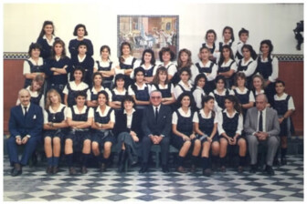PROMOCIÓN 1987 • ABUD, Marina. ACEVEDO, Pablo C. ACHAVAL, Gonzalo J. ALEMAN, Gastón F. ALFASSO, Claudio M. ALVAREZ ETIENNE, Lorena Ma. ARES, Juan Pablo. BAÑARES, Pablo. BARCIA, Gustavo F. BARRA, María Eugenia. BARRANDEGUY ORESTE, Carolina. BARROETAVEÑA, Ignacio M. BARTON, Cynthia. BIEDMA, Cristián. BIQUARD BRAUN, Catalina. BOSCOLO, Rodrigo. BUSSO CASATI, Carolina Inés. BUTTARO, Martín A. CALLE, Amneris. CAMPITELLI, Florencia. CANCLINI, Fernando Ezequiel. CAPDEPONT, Santiago. CERVILLA, Francisco J. CIMA, Valeria. CRISTIANI, Pedro A. DAMSKY, Isaac Augusto. DE IRIONDO, Agustín. DE RIDDER, Carlos E. DECHIARA, Carolina. DOMINGUEZ LEMOINE, Joaquín. DOTTORI, Patricia Fernanda. DOTTORI, Paula Andrea. EDI, Andrea Karina. FERRARI, Paula E. FRAGA, Paula M. FRERS, Germán. GELLY Y OBES, Carlos María. GITTO, Alexis. GRAMUGLIA, María Eugenia. GRECCO, Pablo G. HERRERA, María Luján. HERRERA, Ximena. IRIONDO, Agustín de. JAUNARENA, Carlos M. KLEIN, María Verónica. LALOR, Eduardo. LOSADA, Jimena Carmen. MARCILESE, Simón. MAZZA, María Rosa. MENDEZ, Daniela. MIELNICHUK, Paulo. MILEO, Mariano. MOLINE O'CONNOR, Enrique. MURATURE, María Eugenia. NAZAR ANCHORENA, Yanina. NIN MITCHELL, Antonio. OSORES SOLER, Estanislao. PASTORINO, Alberto N. PEREZ TORT, Inés. PICO, Jorge Eduardo. PINEDO, Mariano. PINI, José Enrique. QUIRNO MAGRANE, Diego. RAFFINETTI, Francisco. RAMOS, Natalia. RAMOS MEJIA, Gonzalo J. RATTO, María Eugenia. RIVERA, María Gabriela.