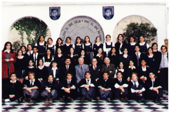 PROMOCIÓN 1995 • ALBORNOZ LORENZO, Gustavo Manuel. ALONSO, Beatriz. ALTERINI, María Eugenia. ALVA, Francisco. ANZORREGUY, Jorge Eduardo. ARDIGO, Irene. BALBI, Victoria Inés. BARIFFI, Ignacio Adolfo. BISSONE, Juan. BOGGINO, Fany Daniela. BONAVENTURA, María Cecilia. BONTEMPO, Pablo Martín. BRUERA, Ignacio Ezequiel. BRUNI, Sebastián. CAMARA, Matías. CAMEO, Hernán. CAPUTTO, María Alejandra. CONTE MAC DONELL, Valeria. CORDOBA ANDRADA, Ana Luz. COURTIS, María Josefina. COURTIS, María Victoria. DARTIGUELONGUE, Tomas Martín. DE RIDER, Mario. DEFFERRARI, Luis Juan. DEVOTO, Santiago Eduardo. D'OVIDIO, María. EGAÑA, Ramiro Guillermo. ELSNER, Julieta. FABBIANI, Alejandra Paola. FAZZINI BELLINZONA, Mónica. FILLOL, Salvador. FONTAINE, María Florencia. FRANQUEIRO, María Luz. FUTTEN, Juan Pablo. GALLITELLI, Esteban Guillermo. GARBARINO, Enrique Leandro. GARCIA RUIZ, María Eugenia. GARIBALDI, Giuliana. GATTONI, María Marta. GEY, Federico Santiago. GINDRE, Nicolás. GIUNTA UBIETA, María Victoria. GORIN, Gastón. GUARAGNA, María Laura. GUGLIETTI, María Victoria. GUTIERREZ, Agustín Alfonso. GUTIERREZ, Andrés María. HEINEMANN, Eric Olaf. HELLEMEYER, Florencia. HERNANDEZ, Sofía. HUME, Isabel. IAPALUCCI, Alejandro Héctor. KENT, Natalia. KRUGER SOLA, Alexis Luis. LAPIEZA, Hernán Pablo Ángel. LAPORTA, Mario Hernán. LARA, María de las Mercedes. LATERRADE, Mariana. LAVAQUE VIERA, Lourdes. LEAL FADEL, María Isabel. LEBEL TEJERIAS, Nicole. LELOUTRE, Gastón. LEMA GARRONE, Mariano Juan. LOIDL, Carolina Cecilia. LUCEÑO RODRIGUEZ, Alejandra. LUINI, Agustina. MANTERO, Nuria Noemí. MARIN PALACIOS, Ana Laura. MARTELLI, Ezequiel. MARTIN, Federico Carlos. MATARELLI, Jimena. MENDIZABAL MARAGGI, María Elvira. MONTANARO, Diego Jorge. MONTEIRO GOMES, Fabiana. MORGAVIO, María Lorena. MORONI, Nicolás Agustín. MUZZIO, Carlos Maximiliano. NIEVA, Eugenia. NOVILLO SARAVIA, Mercedes. PAPARATTO, Ursula María. PATRON COSTAS, Juan. PAVLOV, Ana. PEREYRA, María del Rocío. PEREZ MORALES, Arianna Odali. PEREZ Y BUGALLO, Bárbara. PEROTTI, Martina. POMBO, Juan Ángel. QUARNETTI CABRAL HUNTER, Alfredo Eduardo. QUESADA, Jerónimo. RAGGIO, Norberto. RAUSEI, Diego Rodrigo. REBAGLIATI, Federico. REMAGGI OBREGON, Sofía. RIOS, María Soledad. ROCA, Agustín. RODRIGUEZ FUDICKAR, Alejandro Adolfo. RODRIGUEZ GALLO, Lucas. RODRIGUEZ PANGALLO, María. ROSSETTI, Guillermo Esteban. RUOCCO, María Silvina. SADE, Francisco. SALLARI, María del Pilar. SALAS, Diego Enrique. SALVI, María Magdalena. SALVI, María Verónica. SAMEGHINI, Federico. SANCHEZ LISTE, Pablo. SANTA COLOMA, Fernán Diego Gaspar de. SANZ, María Florencia. SEOANE CABRAL, Trinidad. SHINYA, Nicolás Augusto Germán. SIGAUT, Lorena. STUART BRUCE, María Noel. SULLIVAN MACHADO, Emiliano. TESSADRO, Martín Miguel. TREVIÑO, Juliana Inés. TRIACA, Carlos Ignacio. URBINA GONZALEZ, Nicolás Javier. VECCHIO, María Silvia. VERRUNO NARVAEZ, Emmanuel Luis. VILLEGAS, Bárbara Beatriz. ZORRAQUIN NAZAR, Santiago. ZULETA Y FERRARI, Enrique Alejandro.