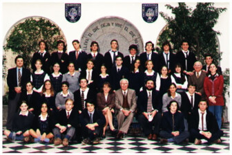 PROMOCIÓN 1998 • ABARRATEGUI, Juan Martín. ABOS VIDAL, María del Mar. ALBORNOZ, Pilar. ANZORREGUY, Diego. AQUINO, Francisco. ARANO, Florencia. ARMAS, Laura. ATENCIO, Pablo. BARROS, Mariana. BENINI, Mauro. BERGAMO, Natalia. BLUTGHEN, Virginia. BRANCA GAONA, Alejandra. CALIGIURI, Inés. CAMPI, Germán. CAPRILE, Jimena. CARELLI LYNCH, María. CAZORLA, Carlos. CHAVARRIA, Maximiliano. CHEDRESE, Elena. CORREA, Guadalupe. CORREA CAVALLARI, Juan. CRISANTACOPOULOS, Alex. CUELLO, Javier. CUELLO, Pablo. D´AMICO, Roberto. D´ANNUNZIO, Gabriel. DAMICO, Tomás. DELLEPIANE, Ignacio. DIAZ IBARRA, Marina. DONAIRE, Carlos. ESQUERRO, Alejandra. FARANNA, Estefanía. FEGAN, Fernando. FERNANDEZ CALVO, Inés. FERRETTI, Lucio. FEUGAS, Andrés. FIGUEROA, Juan Manuel. FONTAINE, Eugenia. FRANQUEIRO, Carolina. GARABELLO BORUS, Francisco. GARCIA OLIVER, Eduardo. GASET, Laura. GHIO, Ma. Victoria. GONZALEZ, Emanuel. GONZALEZ MODARRESI, Mitra. JUSTO, Máximo. KILLINGER, Hernán. LANUSSE, Alberto. LAPORTA, Florencia. LASCANO, Gregorio. LOMBARDI, Victoria. LOPARDO, Julieta. LOPEZ BADIOLA, Guadalupe. LOPEZ NAON, Manuel. LOPEZ SARMIENTO, Andrés. MACHIN, Carolina. MALBRAN, Juan. MAQUI, Federico. MARMOREK, Francisco. MARTINEZ DE MARAÑON, Analía. MARZINELLI, Ezequiel. MASLLORENS, Nicolás. MATTA, Manuela. MATTIOLI, Federico. MC CULLOCH, David. MEDICI, Martín. MENDIZABAL, Martín. MONES CAZON, Gonzalo. MORGAVIO, Alejandro. NOMAN, Carla. PASIK, Fernando. PATRON COSTAS, Marcos. PEÑA, Mariana. PERALTA, Agustina. PERINO, Santiago. PESSAGNO, María Victoria. PORTARO, María Wally. PRIMAVESI, Mariano. QUINTANA, Ximena. REYES VALIANTE, Pilar. RIDNER, María Jesica. ROBREDO, Hernán. ROCA SARAN, Mariana. RODRIGUEZ, Hernan. RODRIGUEZ GALLO, Virginia. ROGER, Agustina. SAFDIYE, Sofía. SANCHEZ BELLOCCHIO, Tomás. SANCHEZ LISTE, Dolores. SANTAMARINA, Alfredo. SAYUS, Alfredo. SPITZNER, Maximiliano. TALLARICO, Fernando. TORTOSA, Lucas. TOSCANI, Maximiliano. TOYOS, Inés. VALLS, Ezequiel. VALLS, Jerónimo. VAZQUEZ, Luz. VAZQUEZ, María Soledad. VEGAS SAEZ, Cristina. VENDRELL ALDA, Matías. VERRIER, Cesar. VIDIC, Giselle. ZULETA, Carmen.