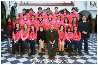 PROMOCIÓN 2013 • 5º A: ANGEL, Marcos Joaquín. ASTE, Tomas. BARREDO, Ludmila María. BORDA, Estefanía. FAUR, Brian Isaac. GARCIA MIGUEL, Carolina. GIUNTINI, Mateo. GONZALEZ CARVAJAL, Santiago Juan. GRECO COPPI, Agustín Tomas. LEE, María José. LISA, Agustina. MANGIONI, Gabriela. MARQUEZ, Agustín María. MATTIO, Ignacio Darío. MENENDEZ, Pedro. ROMERO, Guadalupe. SANCHEZ CHECA, María Florencia. SOTO, Lucía Manuela. TITTO, Ricardo Alejandro. YOMA, Jorge Anwar. ZAPIOLA GARCIA, Calixto. 5º B: BARRACO, Tomas. CAINZO, María Del Rosario. CASARES, Federico Martin. DABAS, Paloma Ailen. FARAH, Nicolás Daniel. FERNANDEZ, Álvaro Juan. FERNANDEZ LOLEO, José Abel. GIULIANI FERRARI, Martina. GOGORZA, Camila. GONZALEZ BAQUE, Pilar. KOZAMEH, Julia. LABRIT, Tomas Pedro. LORENZO, Julia. MORA, Daniel. RENOM, Matías Abel. RIVAS, Paula. RODRIGUEZ SOURROUILLE, María Victoria. SALDOMANDO, Juan Manuel. SZEMZO, Tomas Jorge. TAIN MELHEM, Hernán Ignacio. VASQUEZ, Ramiro Gustavo. 5º C: ALEGRE, María Belén. ANTONELLI, Luciano. ARCE, Florencia Sol. BULYGIN, Pedro. CAIA, Tomas. CHELLI, Tatiana. FORTUNATO, Joaquín Alberto. GARCIA SEOANE, Delfina. GREGORINI, Cosima. KIM, Micaela. LOZANO, Ramiro. MAINAR CUDA, Tomas Federico. MALLO, Sofía Carla. MATTA Y TREJO, Federico. NAVILLI, Alfredo. ORSILLO, Manuel. PEREYRA SIBILLA, Pedro José. SAGALOVSKY, Tatiana. SASTRE, Pedro. TRAMA, Lucía Magali. YACONIS, María Daira.