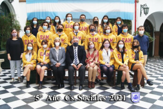 PROMOCIÓN 2021 • 5º Orientación en Ciencias Naturales: ALLOIS, Felicitas Victoria. ARRIOLA, Iñaki Xavier. BASBUS LESCANO, Sofía del Pilar. BRIANO, María Julieta. CARIDE LAINZ, Trinidad. COLABARDINI, Sofía Inés. DONCEL CRUZ, Paula. FERNÁNDEZ, Alfonso Faustino. LABONIA, Juan Manuel. LAURO, Guadalupe. LOZANO, Joaquín. RILO, Juan Manuel. RUA CEREZOLI, Octavio Martín. SALAS GONZALEZ, Luca Antonio. SANTOS, Lola. SARIDIS, Alexia. STAGNITTA, Lara. TREMONTI, María Victoria. VACCA BARIFFI, Matías Pablo. 5º Orientación en Ciencias Sociales y Humanidades: ALLENDE USIETO, María Sol. AMEIJEIRAS, Francisco. BARIJHOFF, Lara Estefanía. BIEDMA, Mateo. BOTTURI, Robertino. CADIROLA, Juan Ignacio. CERSOSIMO, Giovanna Sol. DE CILLIS, María Victoria. FABBRI IRISARRI, Nina. FIA, Josefina Inés. GARATE NAJM KARAM, Matteo. GUERRERO MULLER, Mercedes. LEMME LAGGER, Tobías. LORENTE, Santiago. MARTINEZ CARNELLI, Rocío. MENTASTI, Felipe. ORLANDI, Lorenzo Pablo. PANIZZA, Isabella. PELLIZA, Juana. REMONDI VIEIRO, Agostino. VENTURA BURGUEÑO, Valentina.