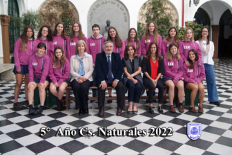 PROMOCIÓN 2022 • 5º Orientación en Ciencias Naturales: AGUILÓ, Catalina. BOHR, Martina Pilar. CIURO, Esmeralda. CUELLO, Sofía. DERITO FRIEIRO, Renata Rosa. DIAZ ACOSTA, Paloma. ESPIÑEIRA MARROQUÍN, Lola. FASSBIND, Juana. GIORGIO CANTEROS, Franco. LABRIT, Maria Catalina. LAMBERTUCCI, Juana. LÓPEZ AREAN, Isabel. POMBO, Belén. SASTRE, Victoria. TOBAL, Delfina Victoria. 5º Orientación en Ciencias Sociales y Humanidades: AGUILERA ROMERO, Mauricio Alejandro. ALEMAN JUAREZ, Facundo. ALMENDRA, Samirah Gabriela. BATTAGLIA, Ian Luca. BENITEZ, Consuelo Pilar. CORDIANO, Caterina. FERNÁNDEZ, Fausto. GARCIA BALTAR, Lucas. HERNANDEZ, Carlye Zaniel. LABOLLITA, Pedro. LUONGO, Blas Maria. MÓNACO, Anna Emilia. PASCUALI, Dante. PEREZ FERNÁNDEZ, Camila. PEREZ MONTEIRO, Federico. PISANO, Maria Teresita. REMONDEGUI, Catherina Maitena. RODRIGUEZ LEE, Valentino. RUIZ, Gonzalo. SAVOIA, Vito Mateo. SCHIAVONI, Augusto. SOMADOSSI, Lucio Vito. URQUIZA, Pablo Ignacio. VIEL TEMPERLEY, Jerónimo.