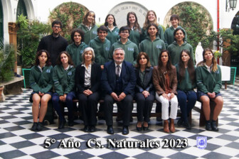 PROMOCIÓN 2023 • 5º Orientación en Ciencias Naturales: ALONSO, Maia. BOZZINI, Juan. CHIARADÍA, Abril. CORES CIRIGLIANO, Bautista. CORES CIRIGLIANO, Milagros. DALLA VIA OLIVEROS, Franco. DA SILVA, Ana Beatriz. FALKENSTEIN TRADE, Valentina. JARSE, Milagros. LLAMBÍAS, Martina. PEREA SUFFERN QUIRNO, Juana. PIÑA MORALES, Joaquín. POMPERMAYER BOSCO, Bernardo. VILA, Malena. 5º Orientación en Ciencias Sociales y Humanidades: BANFI, Allegra. BOUILLIN, Cruz José. BURGUEÑO BELMONTE, Brisa. CORONEL, Renata Delfina. DE CILLIS, Martina. ESTRADA GONZÁLEZ, Natalia Alejandra. JARSE, Irina. KANTOROWICZ SANCHEZ, Lara. MEI, Valentina. MILLÉ, Amalia. PANIZZA, Antonia. ROSSETTO, Nicoletta María. SAN JUAN, Pedro