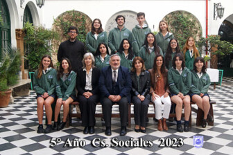 PROMOCIÓN 2023 • 5º Orientación en Ciencias Naturales: ALONSO, Maia. BOZZINI, Juan. CHIARADÍA, Abril. CORES CIRIGLIANO, Bautista. CORES CIRIGLIANO, Milagros. DALLA VIA OLIVEROS, Franco. DA SILVA, Ana Beatriz. FALKENSTEIN TRADE, Valentina. JARSE, Milagros. LLAMBÍAS, Martina. PEREA SUFFERN QUIRNO, Juana. PIÑA MORALES, Joaquín. POMPERMAYER BOSCO, Bernardo. VILA, Malena. 5º Orientación en Ciencias Sociales y Humanidades: BANFI, Allegra. BOUILLIN, Cruz José. BURGUEÑO BELMONTE, Brisa. CORONEL, Renata Delfina. DE CILLIS, Martina. ESTRADA GONZÁLEZ, Natalia Alejandra. JARSE, Irina. KANTOROWICZ SANCHEZ, Lara. MEI, Valentina. MILLÉ, Amalia. PANIZZA, Antonia. ROSSETTO, Nicoletta María. SAN JUAN, Pedro